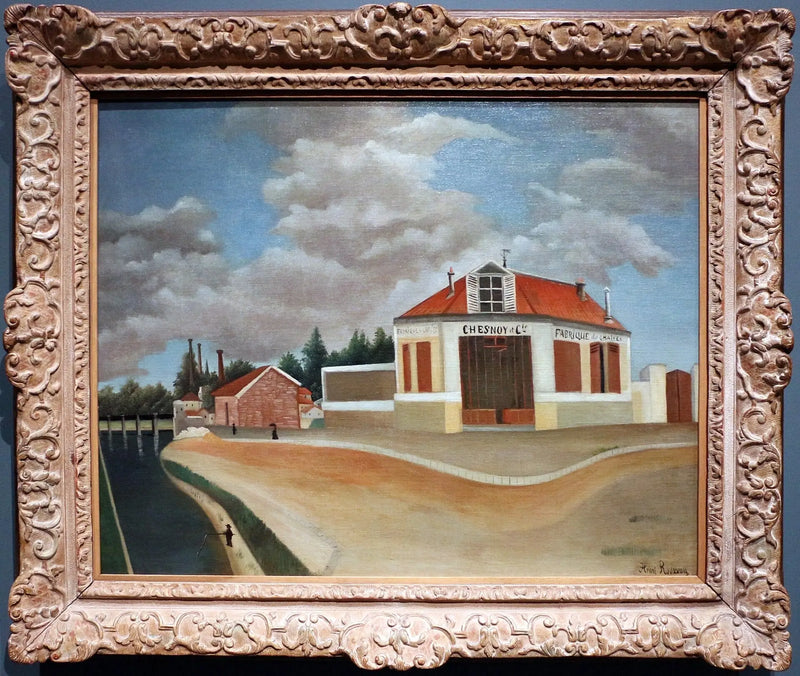 The Chair Factory in Alfortville - Henri Rousseau
