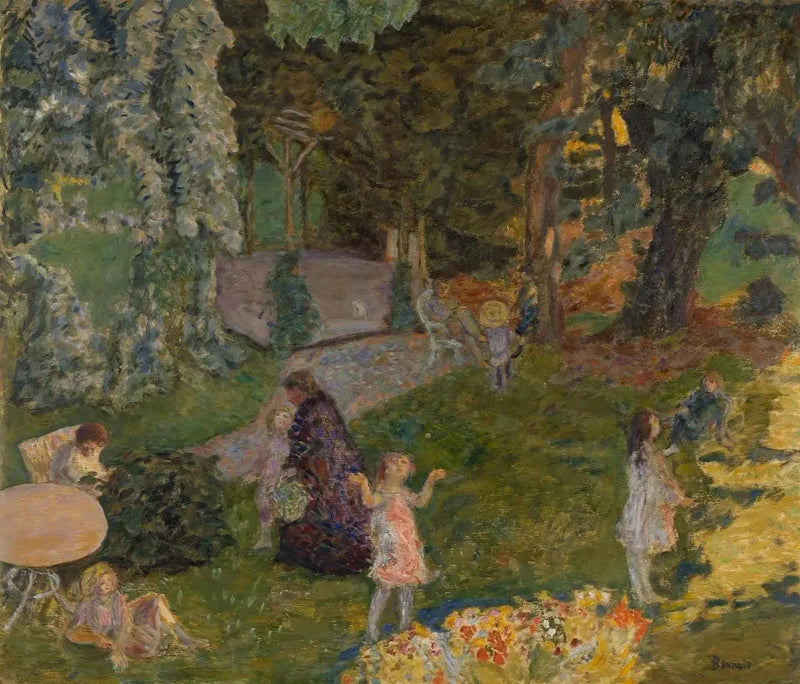 The Family in the Garden. Grand Lemps - Pierre Bonnard