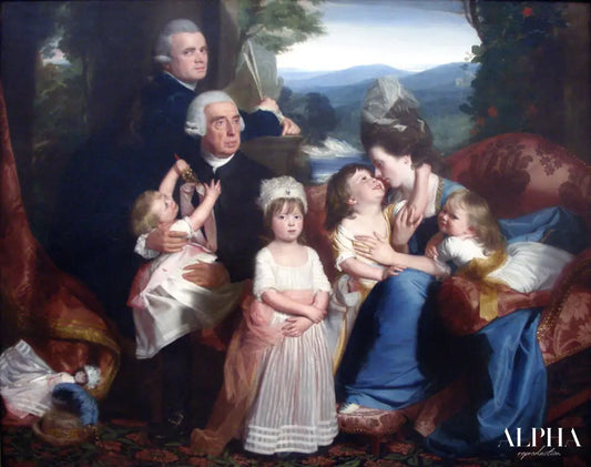 La famille Copley - John Singleton Copley - Reproductions de tableaux et peintures haut de gamme