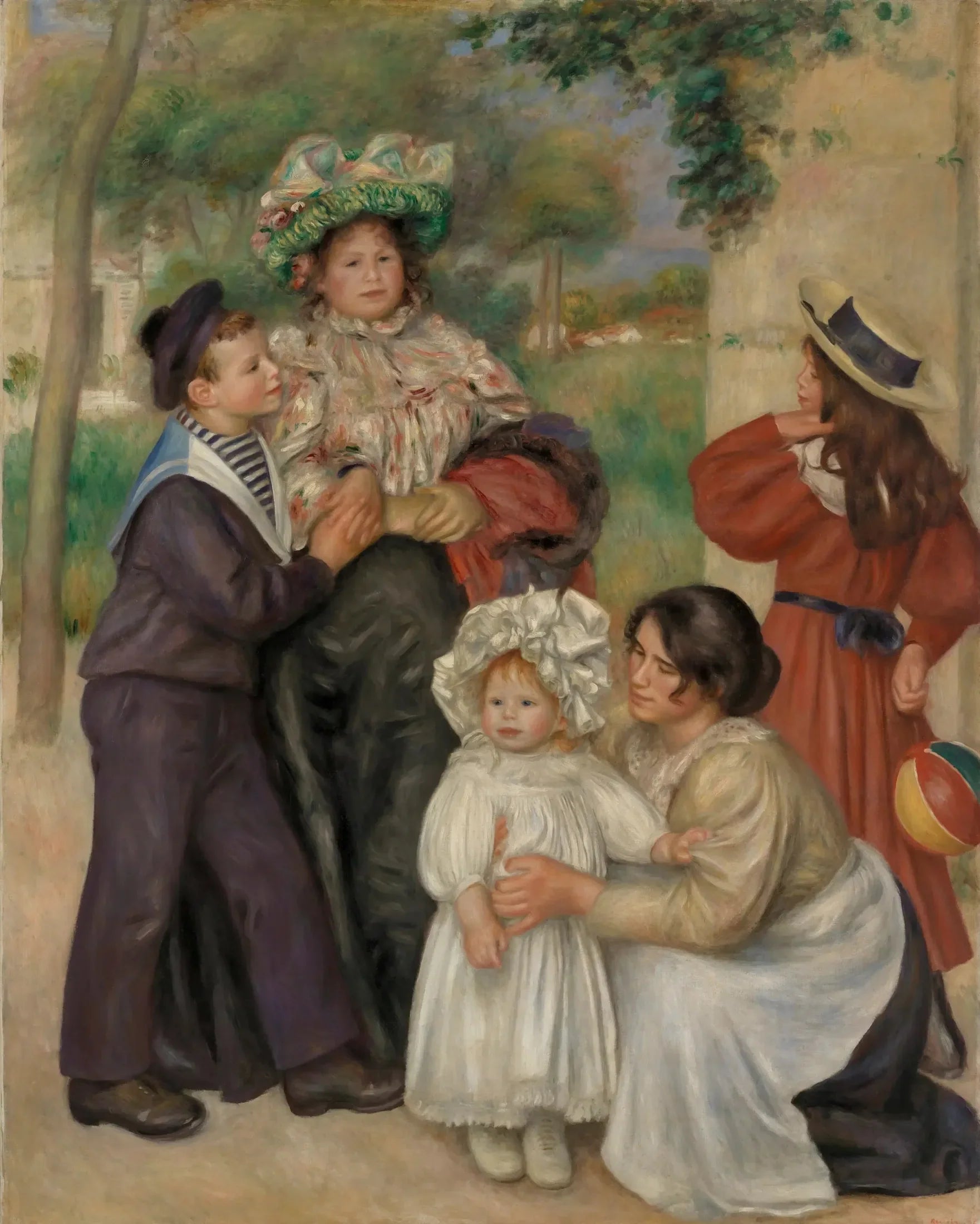 La famille de l'artiste - Pierre-Auguste Renoir image 1 copie peinte à la main à l’huile