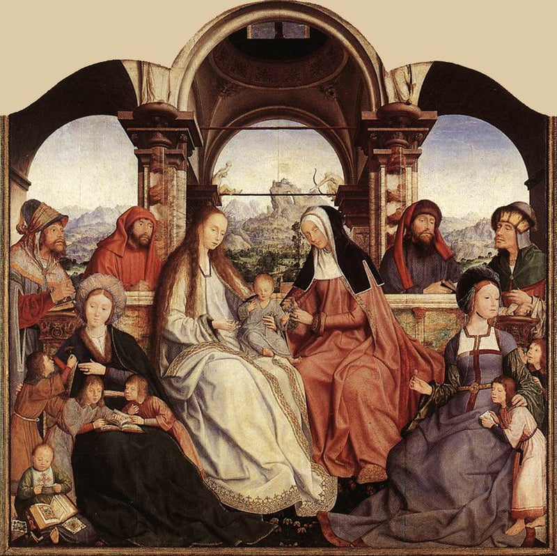 The Family of Saint Anne - Quentin Metsys