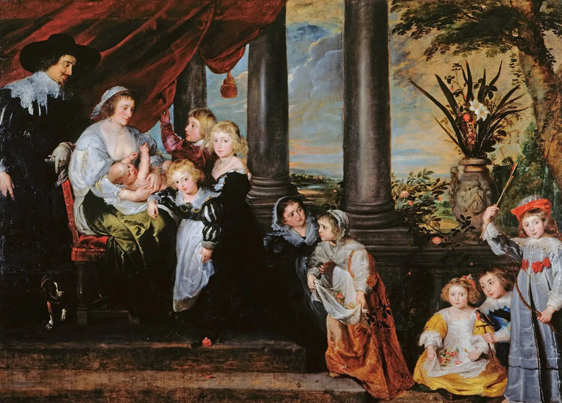 The family of Sir Balthasar Gerbier - Peter Paul Rubens