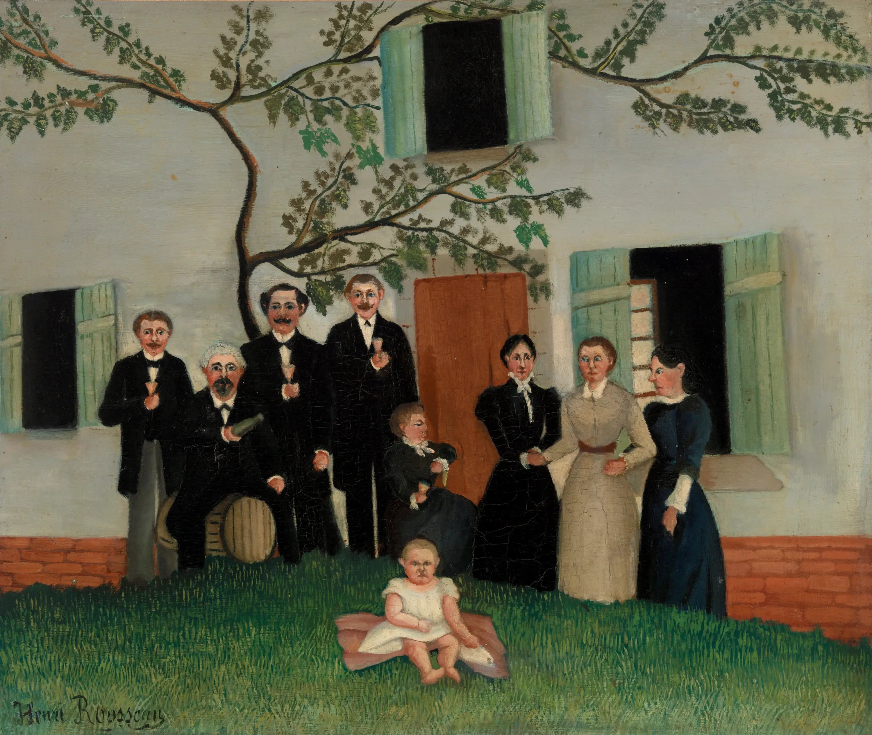 La Famille - Henri Rousseau - Alpha Reproduction