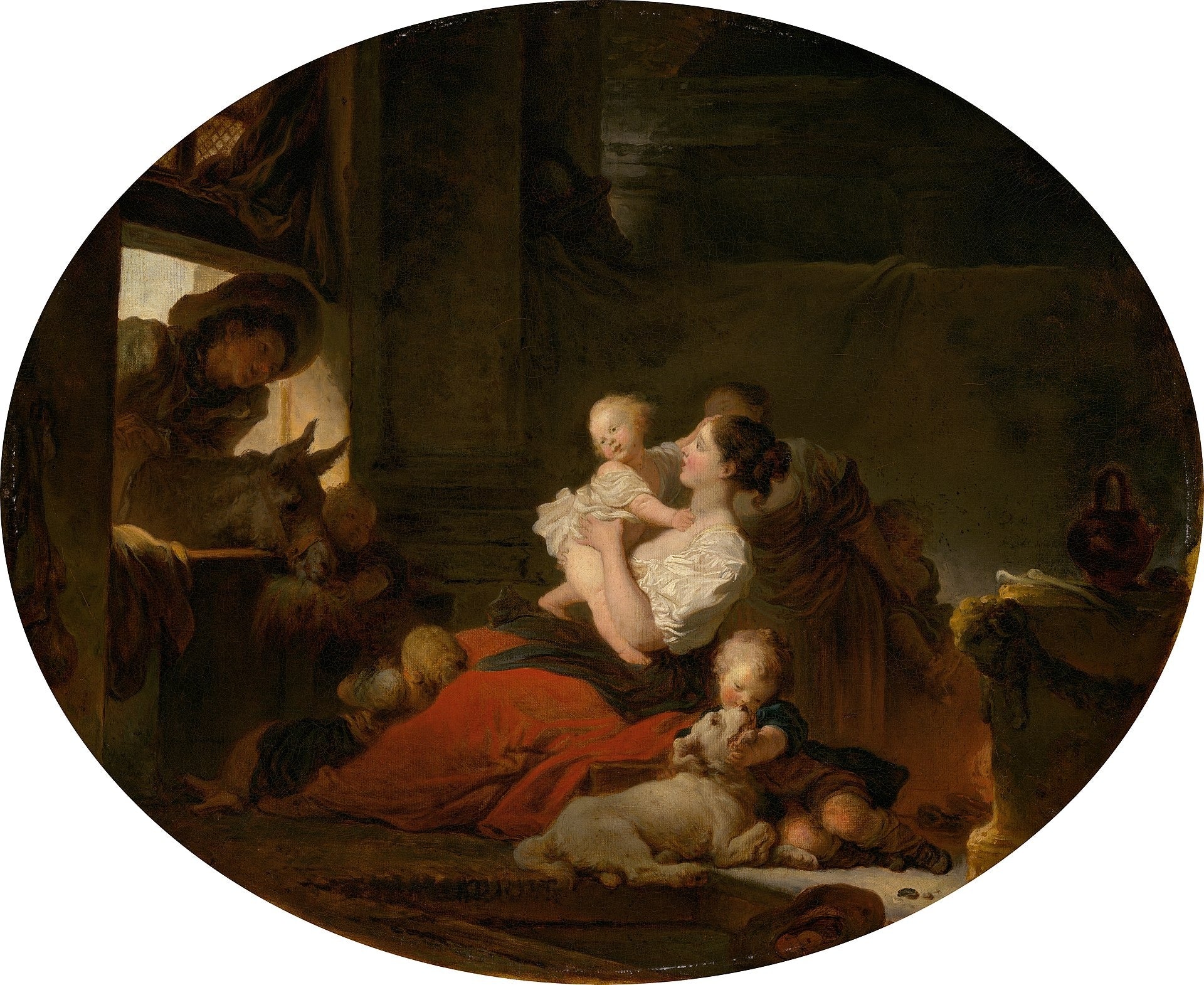 The Happy Family - Jean-Honoré Fragonard