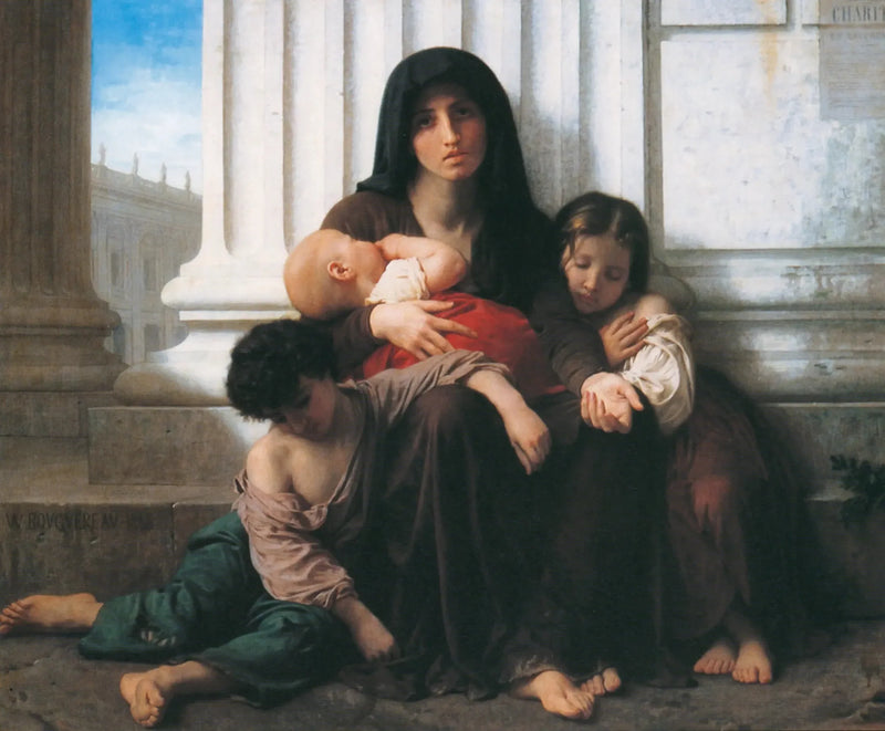 The Indigent Family (reduction) - Bouguereau