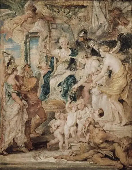 The Felicity of the Regency - Peter Paul Rubens