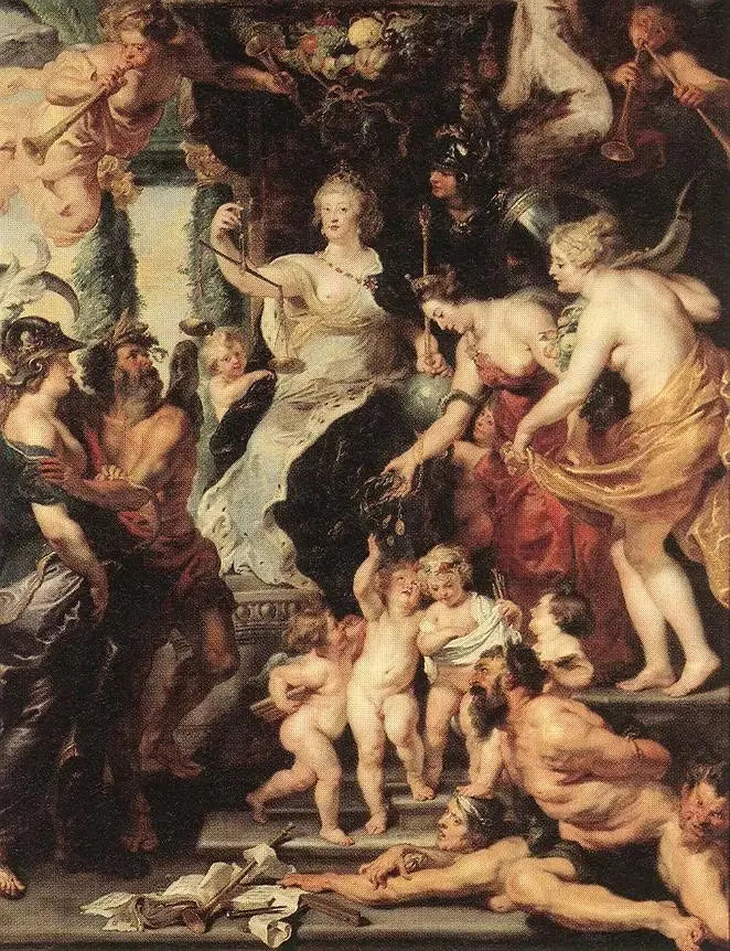 The Felicity of the Regency - Peter Paul Rubens