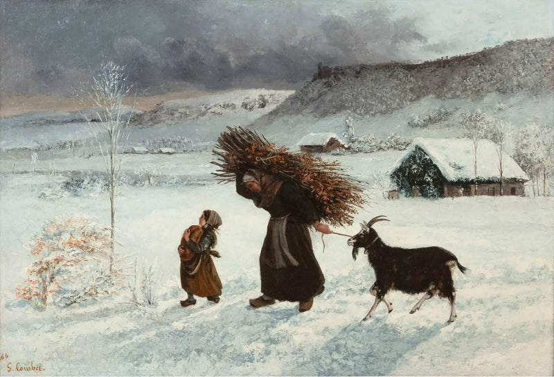 The Woman with the Goat or The Fagotière - Gustave Courbet