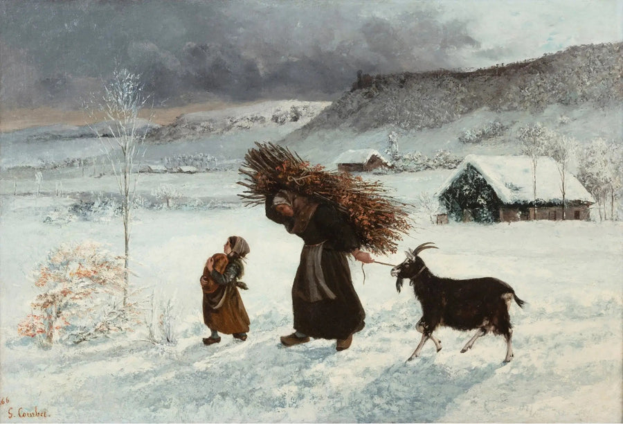 The Woman with the Goat or The Fagotière - Gustave Courbet