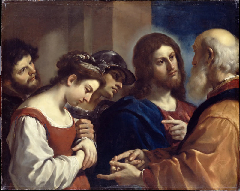 The Adulterous Woman - Guercino