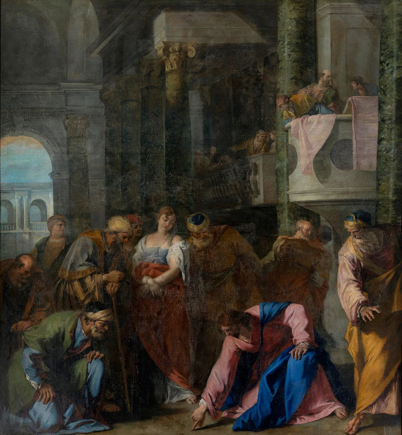 The Adulterous Woman - Sebastiano Ricci