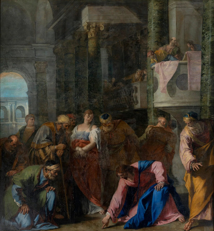 The Adulterous Woman - Sebastiano Ricci