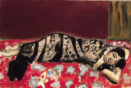 The Woman on the Couch - Henri Matisse