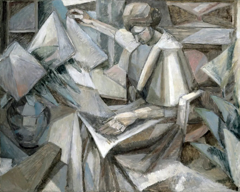 The Woman with Phlox - Albert Gleizes