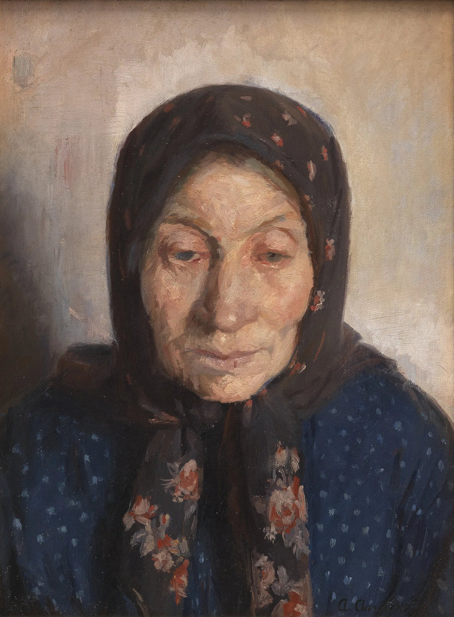 The wife of an old fisherman - Anna Ancher
