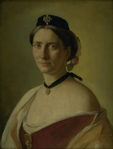 The artist's wife, Alma Bloch, née Trepka - Carl Heinrich Bloch