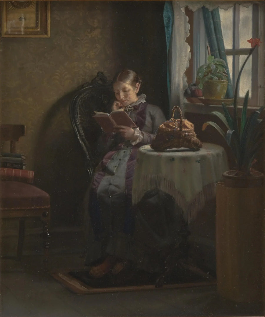 The Artist's Wife Reads - Michael Peter Ancher
