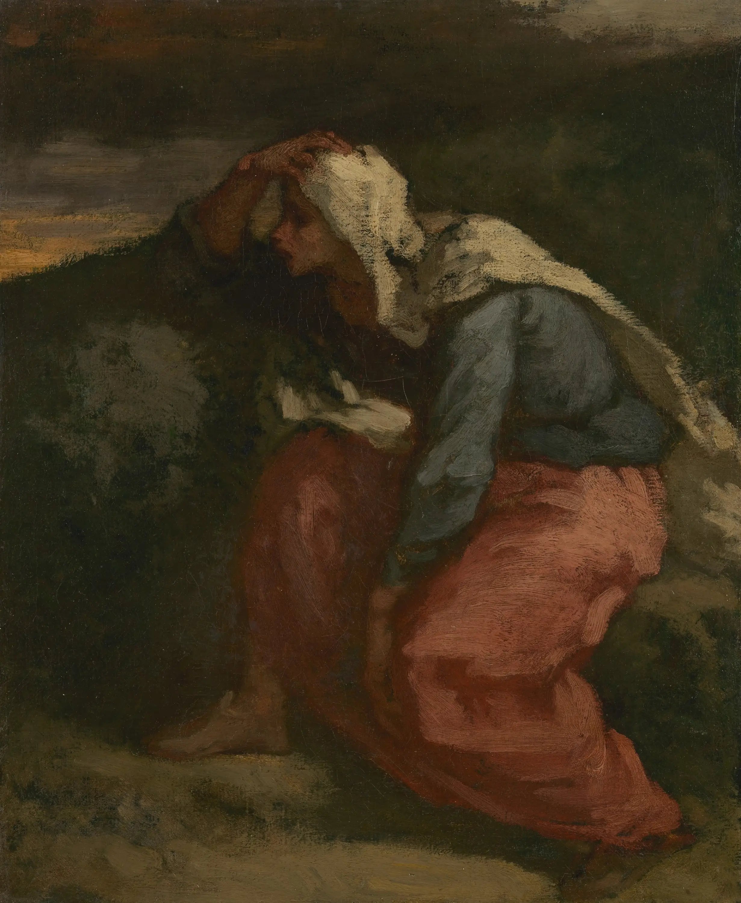 La femme du pêcheur - Jean-François Millet - Alpha Reproduction