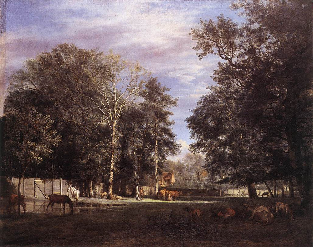 La Ferme - Adriaen van de Velde image 1 reproduction de peinture à l’huile