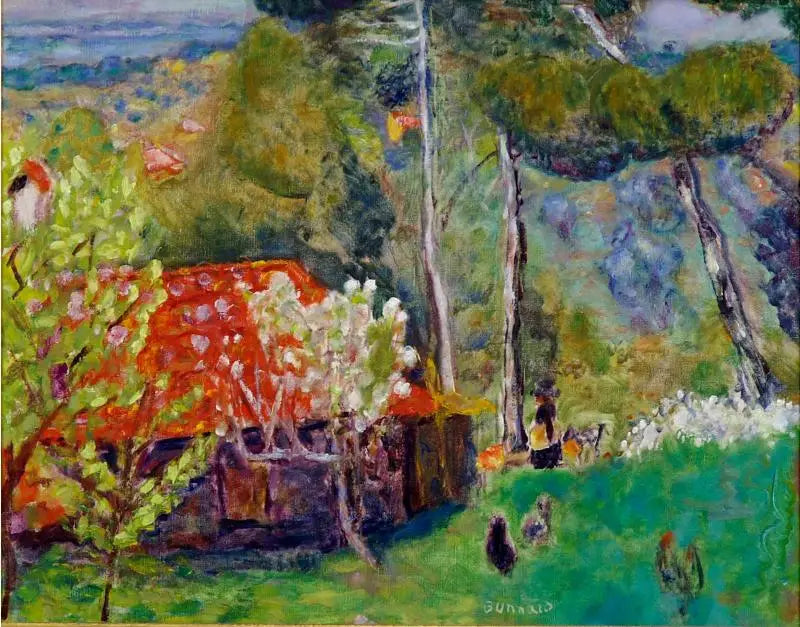 The Farm with the Red Roof - Pierre Bonnard