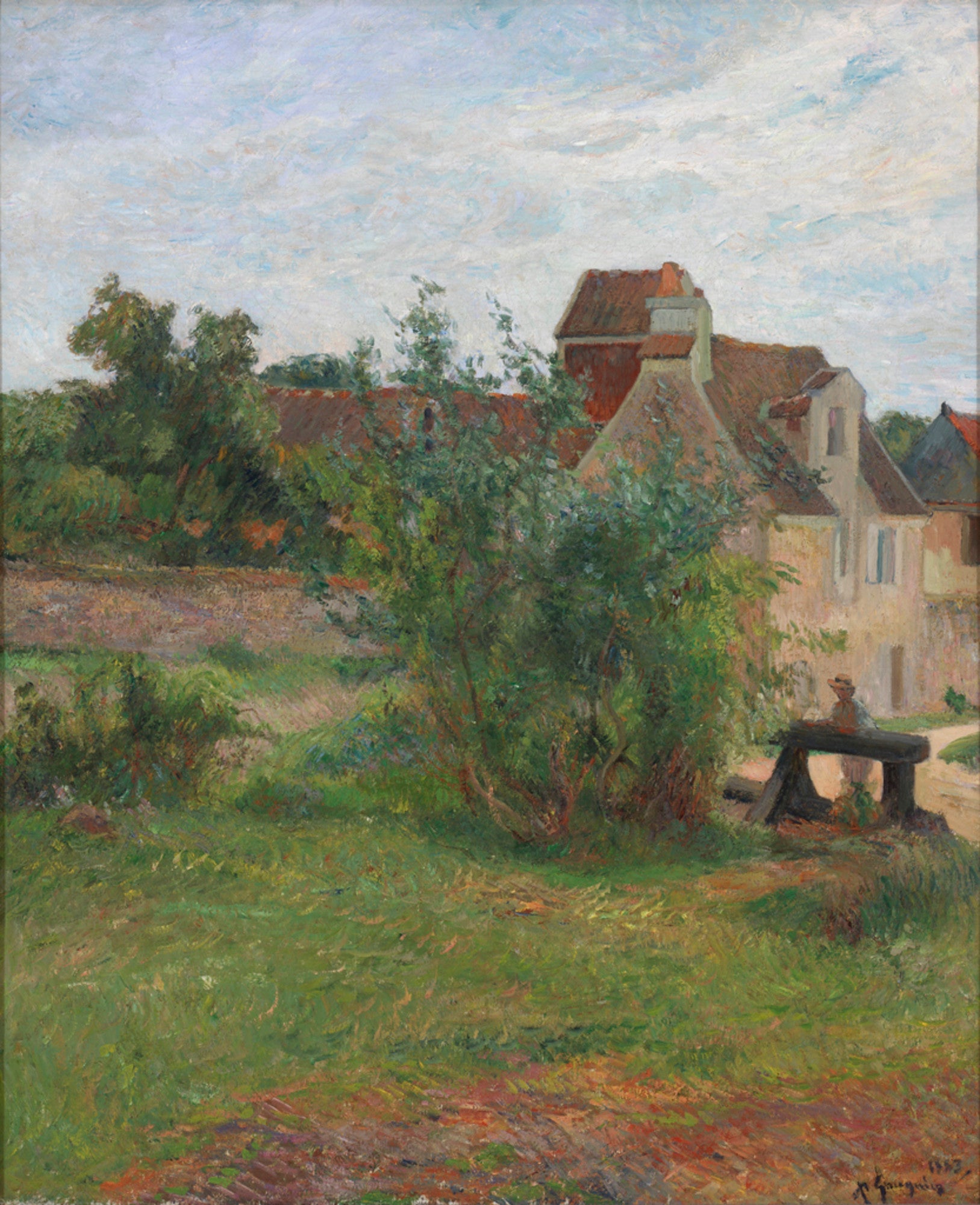The Farm of Busagny in Osny - Paul Gauguin