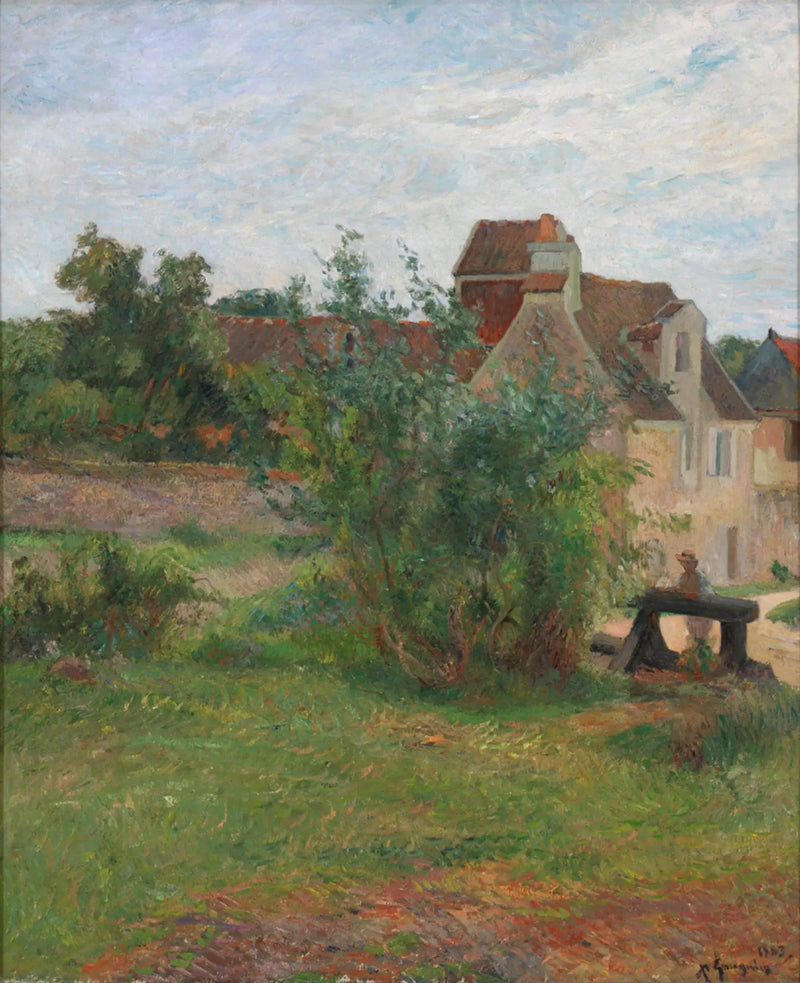 The Farm of Busagny in Osny - Paul Gauguin
