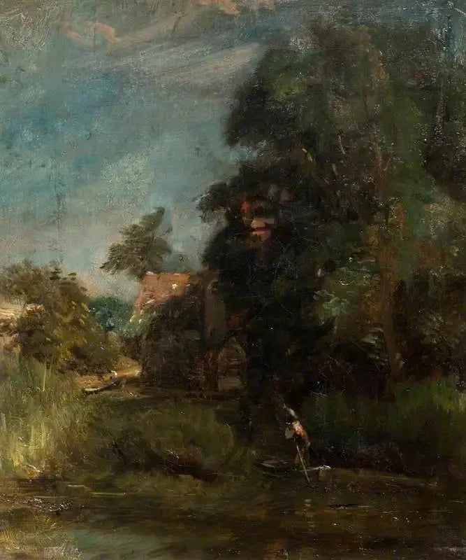 The Farm of the Valley (sketch) - John Constable