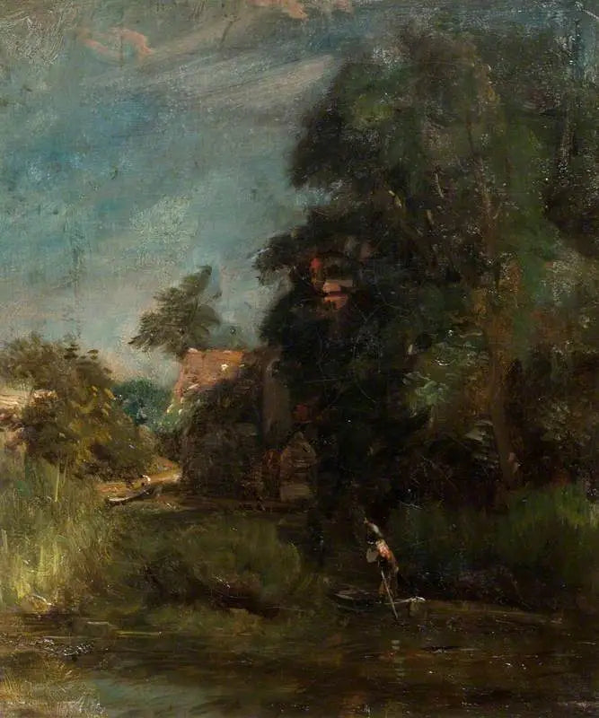 The Farm of the Valley (sketch) - John Constable