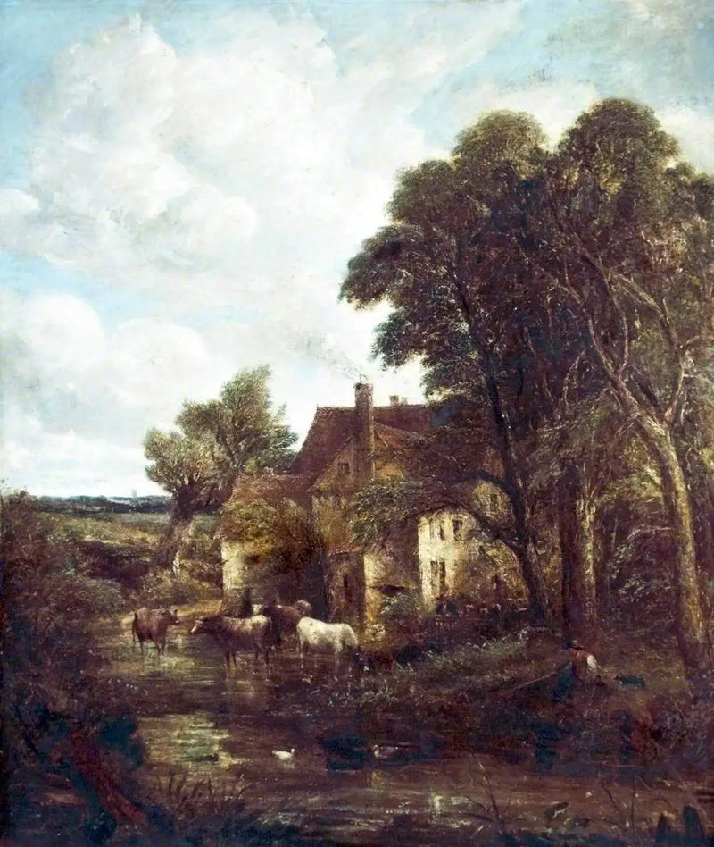 The Farm of the Valley - John Constable