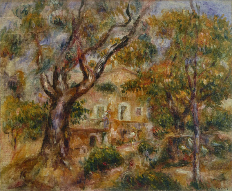 The Farm of Collettes, Cagnes - Pierre-Auguste Renoir