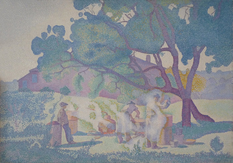 The Farm, morning - Henri-Edmond Cross