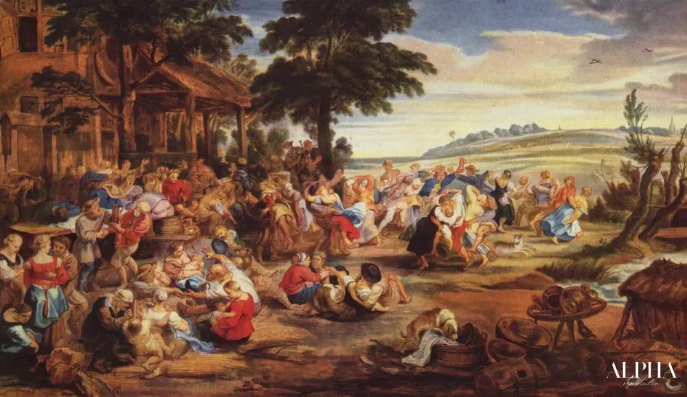 La Fête de village - Peter Paul Rubens - Reproductions de tableaux et peintures haut de gamme