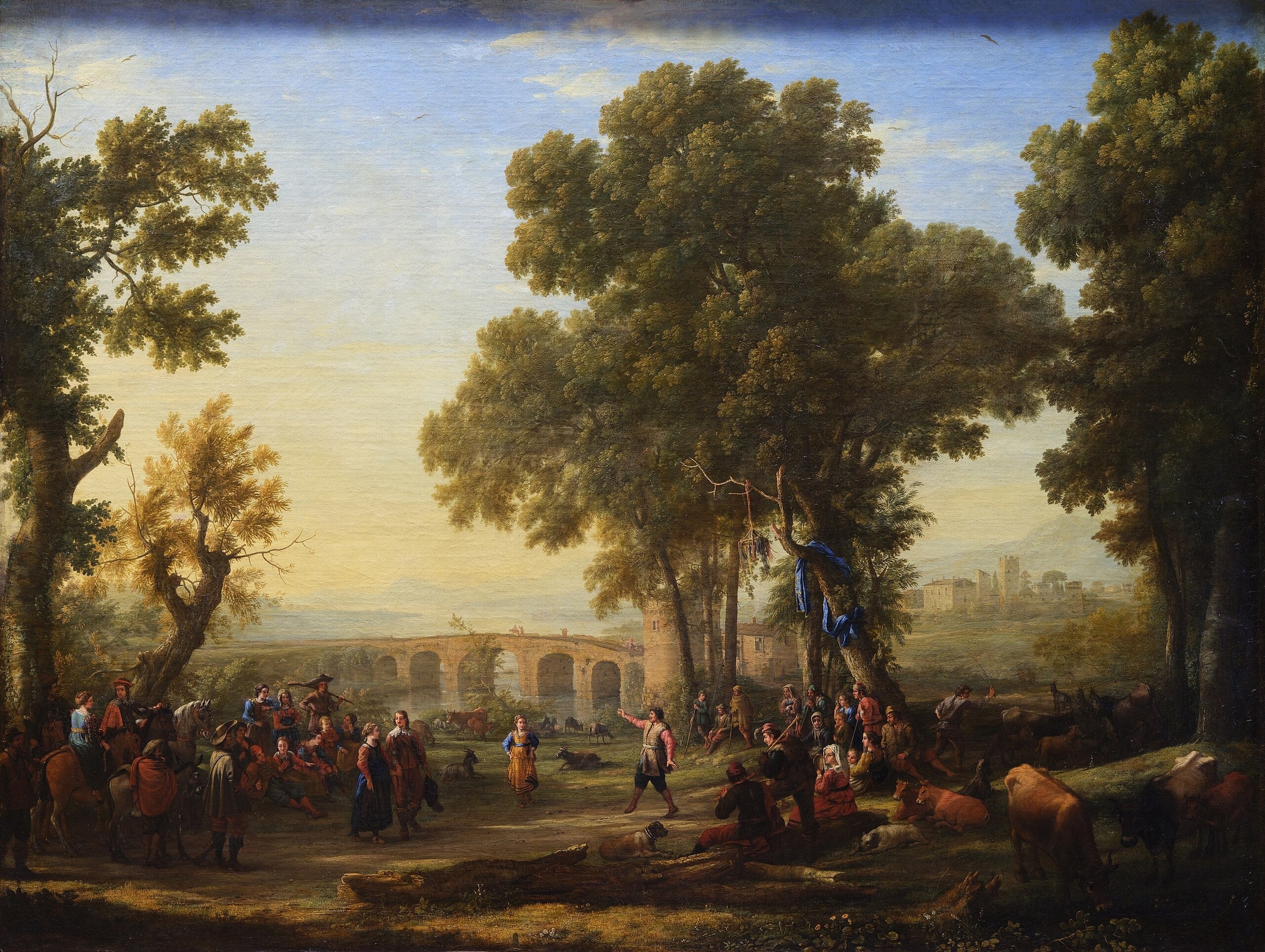 The Village Festival - Claude Lorrain