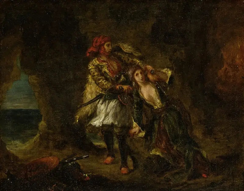 The Bride of Abydos - Eugène Delacroix
