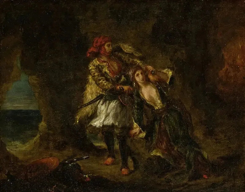 The Bride of Abydos - Eugène Delacroix