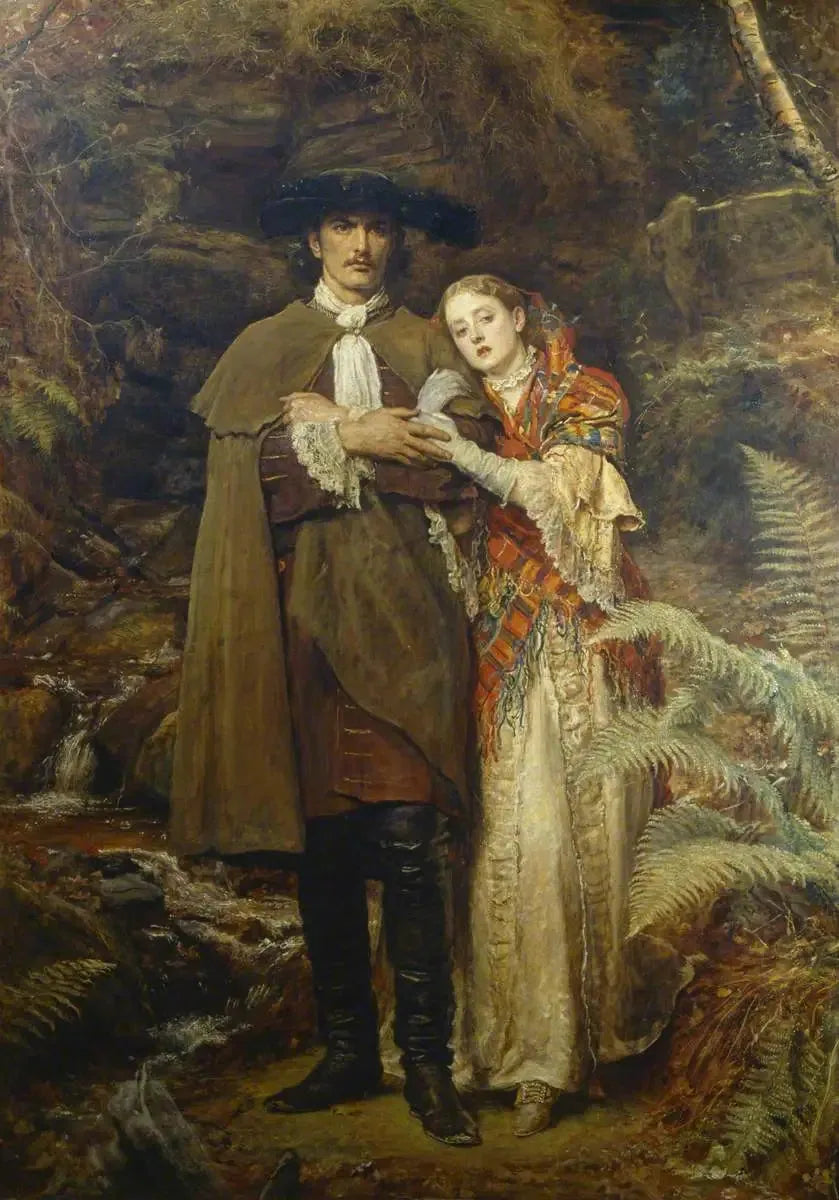 The Fiancée of Lammermoor - John Everett Millais
