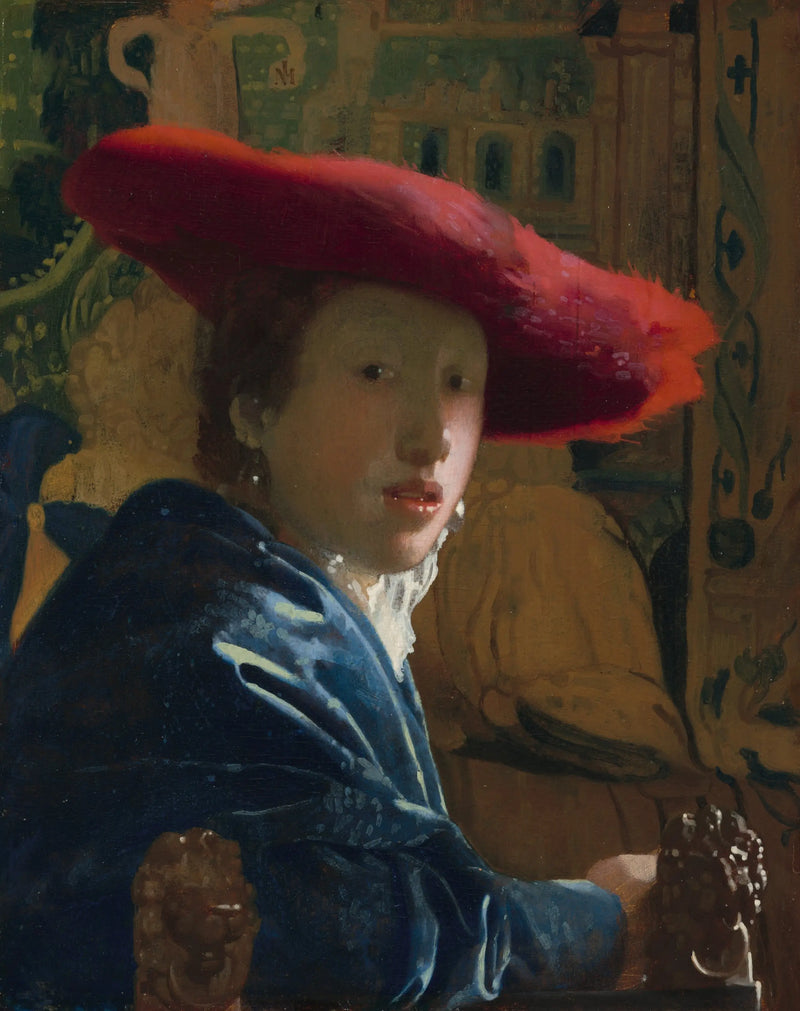 The Girl with the Red Hat - Johannes Vermeer