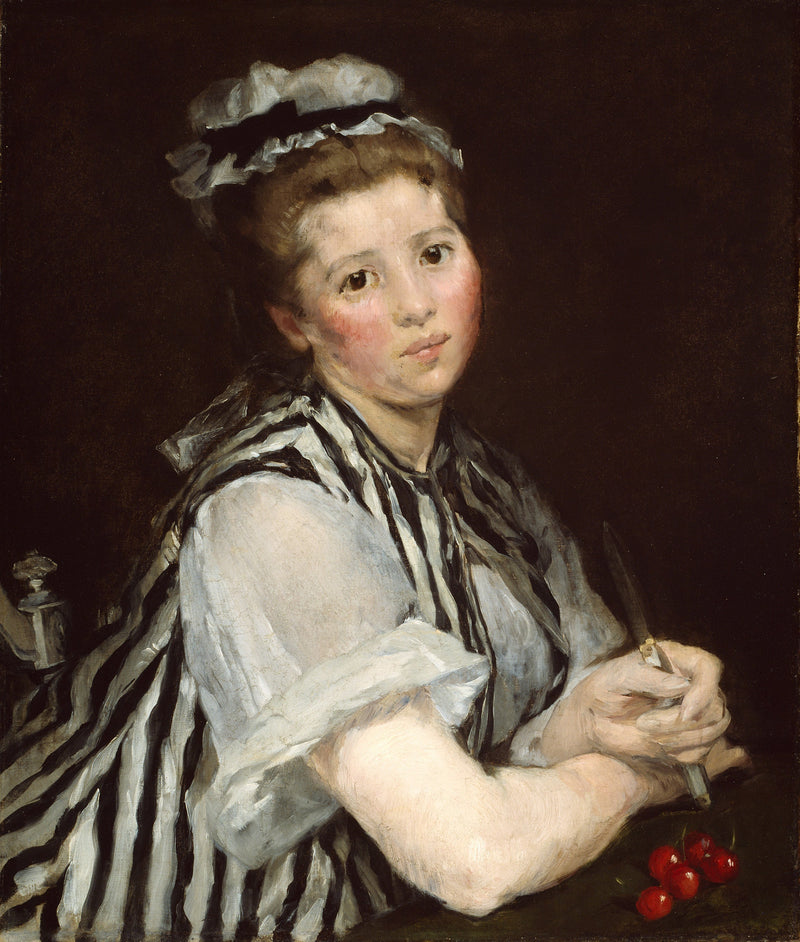 The Girl with Cherries - Eva Gonzalès