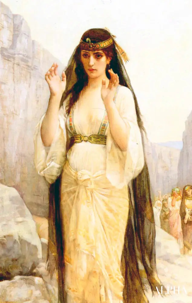 La fille de Jephté - Alexandre Cabanel Reproductions de tableaux à la peinture à l’huile