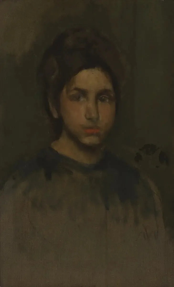 The Girl of the Concierge - James Abbott McNeill Whistler