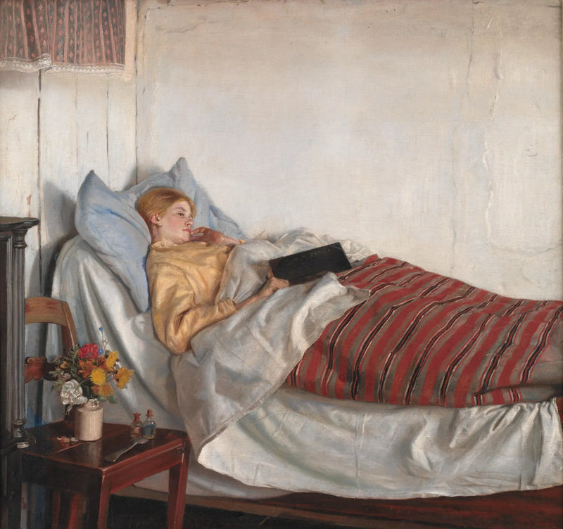 The Sick Girl - Michael Peter Ancher