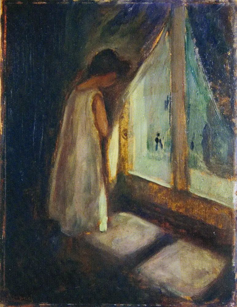 The Girl by the Window - Edvard Munch