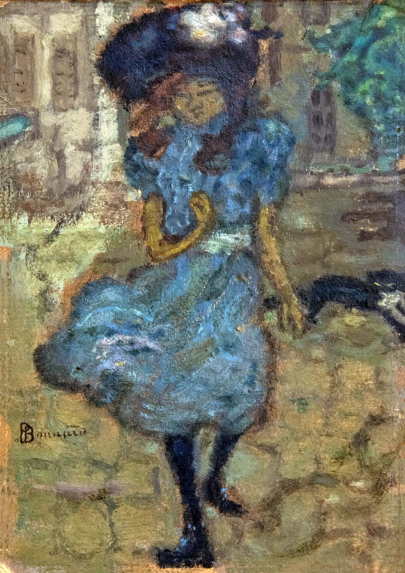 The Girl with the Cat - Pierre Bonnard