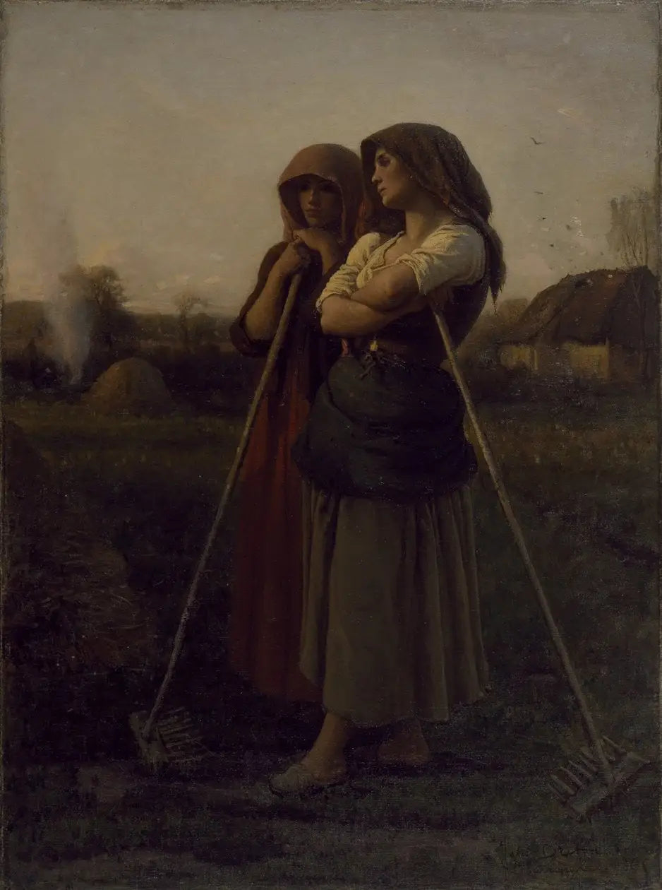 La fin du jour - Jules Breton - Alpha Reproduction