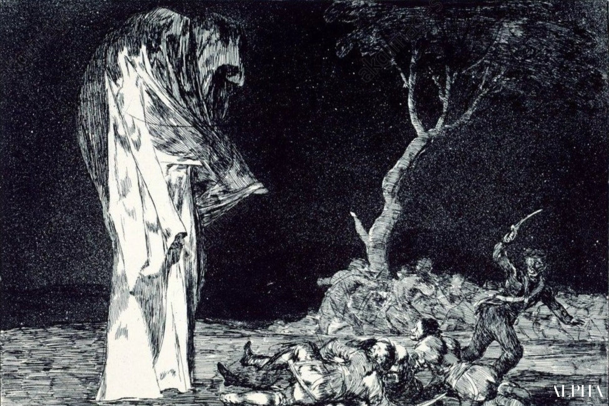La folie de la peur - Francisco de Goya - Reproductions de tableaux et peintures haut de gamme