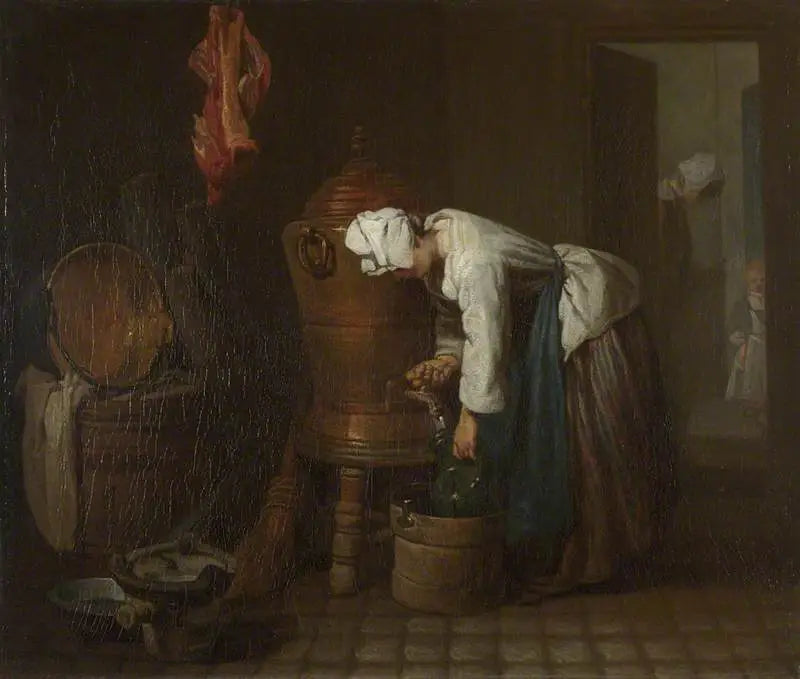 La Fontaine (The Water Cistern) - Jean Siméon Chardin