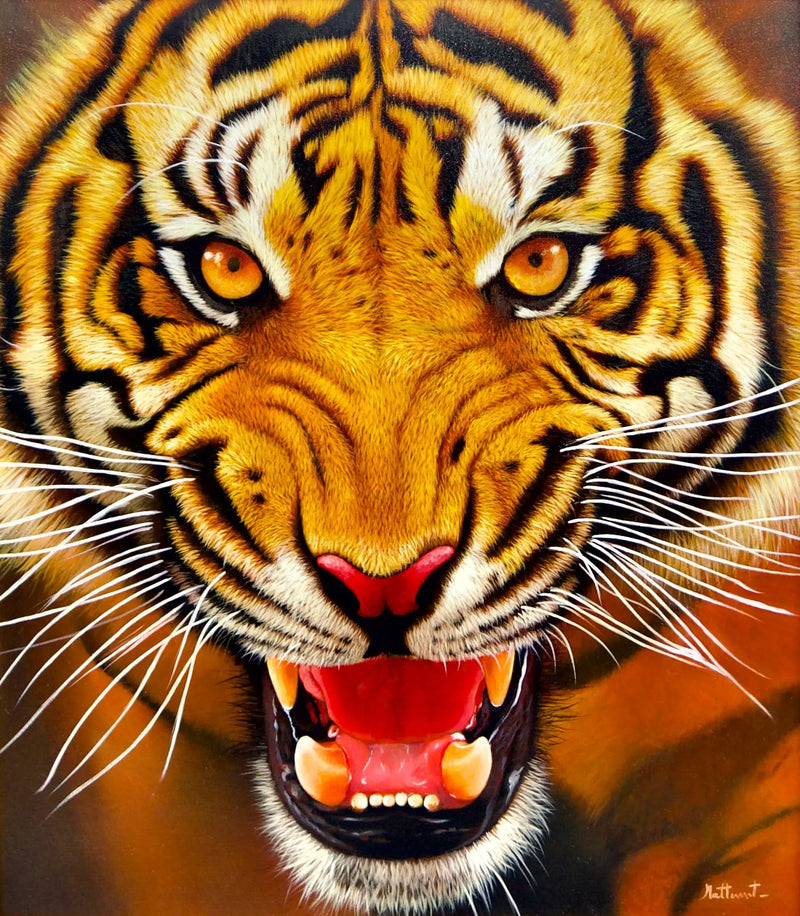 The Tiger's Strength | 95 x 105 cm