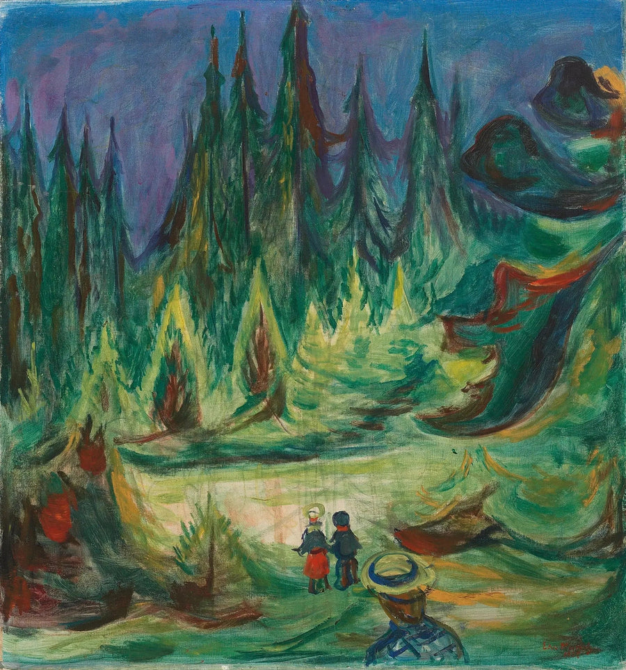 The Enchanted Forest - Edvard Munch