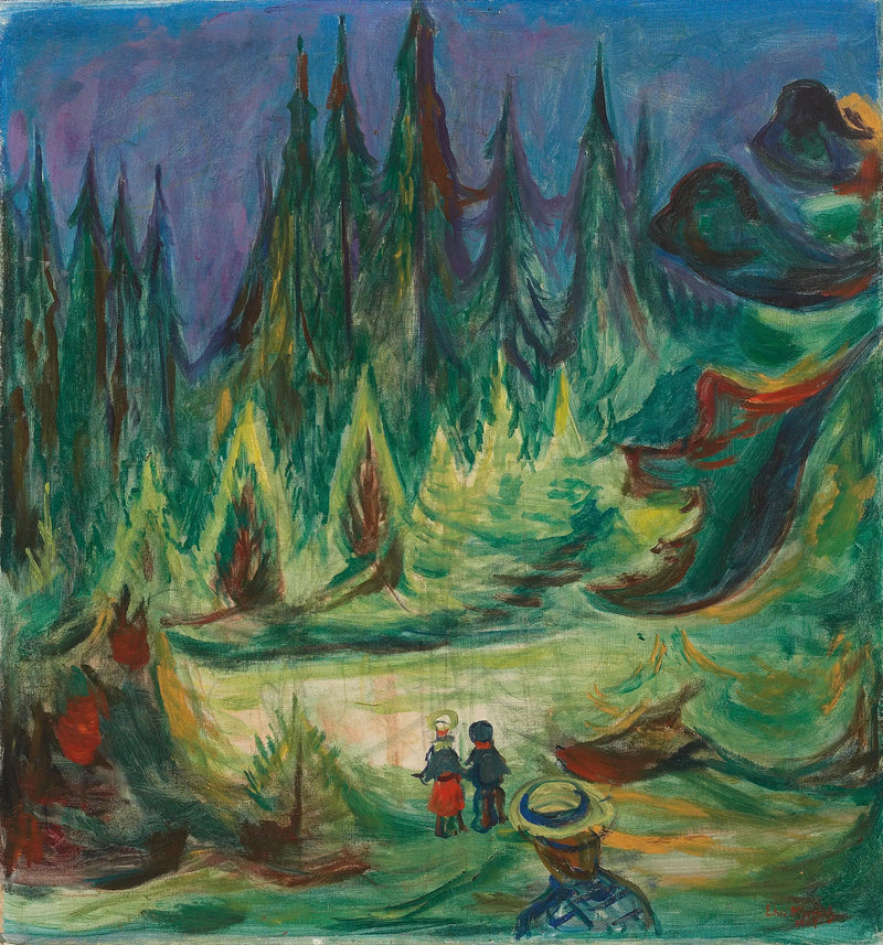 The Enchanted Forest - Edvard Munch