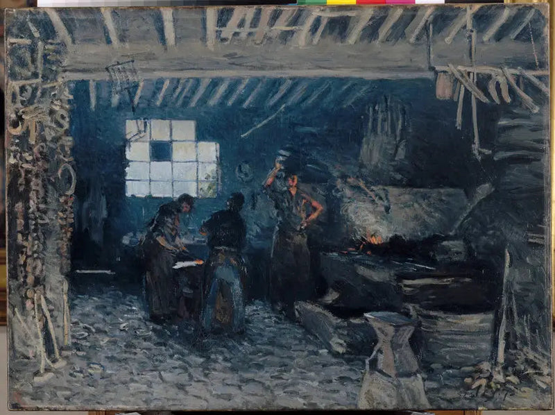 The Forge at Marly-le-Roi - Alfred Sisley